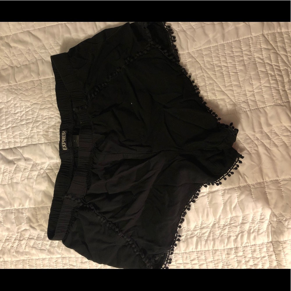 Black flowy express shirts